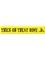 Trick Or Treat Zone Party Tape Halloween Decoration 3" x 20' Caution Tape